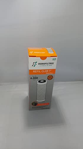 Refil Carbon Block P/ Bebedouros e Pias 7 Polegadas 5 Micras - Hidro Filtros