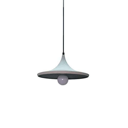 Luminaires de plafond vintage en béton suspendus style industriel américain E27 pour restaurant