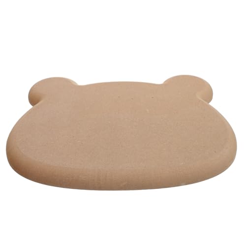 Moule en céramique d'ours pour poterie et argile avec gabarit bois