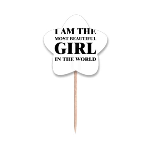 Star lable cupcake picks et cure-dents flags haute finition