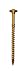 GRK Fasteners No. 20 x 3-1/8 in. L Star Round Head Yellow Zinc Steel Structural Screws 1 1 p - Case of: 5050