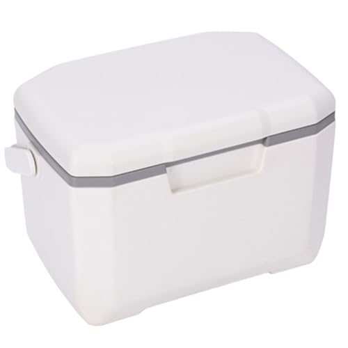 Image of Small Cooler,6l Insulated Cooler Lunch Box, Portable Hard Cooler with 5 Ice Packs & Handle, Great for Camping, Tailgating, Beach, Picnic, Groceries, Lunch, & More