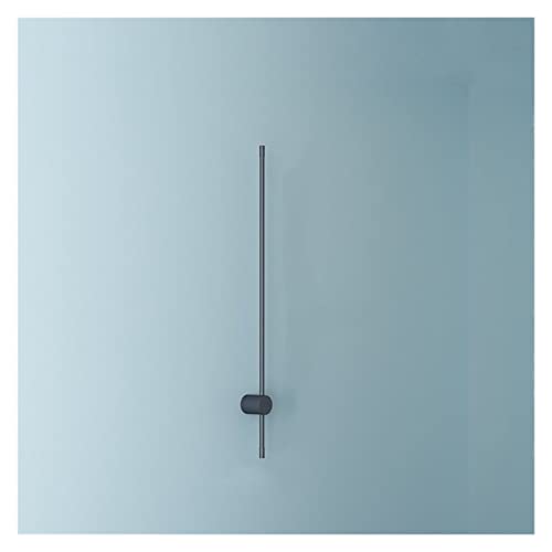 Luminaire mural design minimaliste noir avec eclairage LED 6000k pour canape
