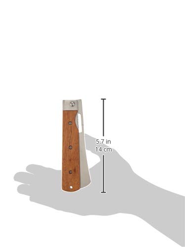 Herbertz Camping-Kochmesser mit 440 A Stahlklinge und Tagayasan-Holzgriff