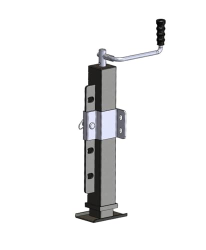 Spare Parts Holland Support de remorque avec manivelle, pied de support pour remorque/support (3000 Kg)