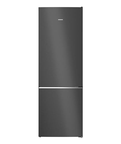 SIEMENS KG49N4XAF, iQ500, Freistehende Kühl-Gefrier-Kombination, Gefrierbereich unten, 440 l, Total noFrost, hyperFresh, extrem leise, LED Beleuchtung, 203 x 70 cm, Gebürsteter Stahl AntiFingerprint