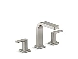 Kohler K-23484-4-BN Parallel Bathroom Sink Faucet, Vibrant Brushed Nickel