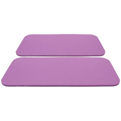KONTONTY 2 Pezzi Tappetini per Ginocchia da Giardinaggio in TPE Antiscivolo e Morbidi Cuscinetti Protettivi Leggeri per Giardinaggio Yoga Bagno e Pulizie