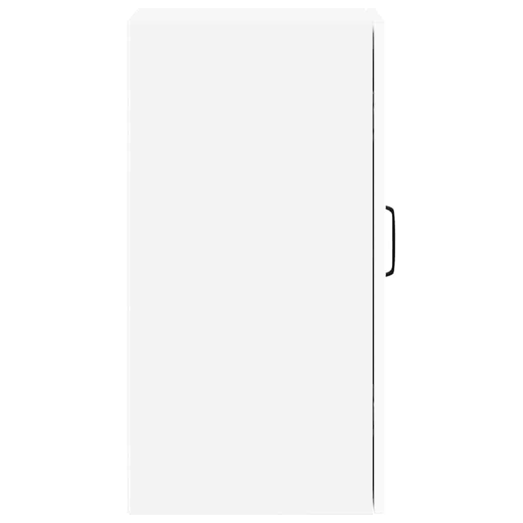Küchen-Hängeschrank Lucca Weiß Holzwerkstoff 30x31x60 cm mit Glastür Stauraum für Küche und Esszimmer, Wandmontage Beistellschrank Vorratsschrank Organizer für Geschirr und Kaffeemaschine