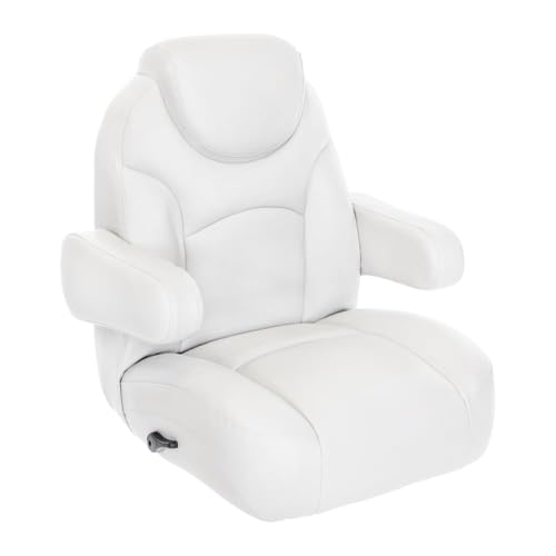 Toonmate Ultimate Captain's Boat Chair, White