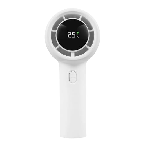 Ventilateur de bureau sans lame portable USB mini ventilateur à main 2000 mAh avec affichage