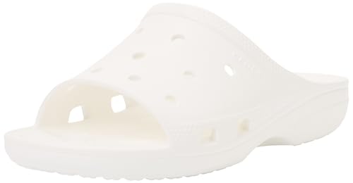 Crocs Saturday Slide W à enfiler pour femme, blanc, pointure 40, blanc, 39/40 EU