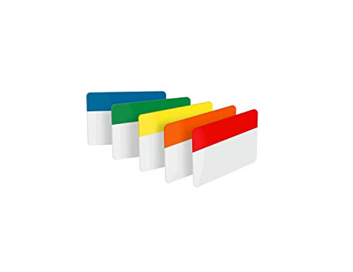 Post-It Tabs, 2 In, Solid, Assorted Colors, 6 Tabs/Color, 5 Colors, 30 Tabs/Pack (686-Roygb) #TOP6