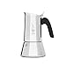 Bialetti - New Venus Induction, Cafetière Expresso en Inox, Adaptée à Tous Les Types de Plaques de Cuisson, 10 Tasses (460 Ml), Aluminium, Argenté