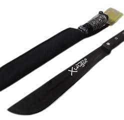 Facão Xingu de Alta Performance, Lâmina de Aço Carbono 32 cm, Cabo Ergonômico, Bainha de Nylon