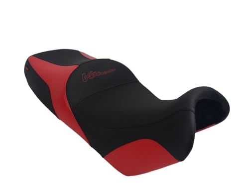 Housse de selle pour Suzuki V-Strom DL 650 1000 confort noir rouge
