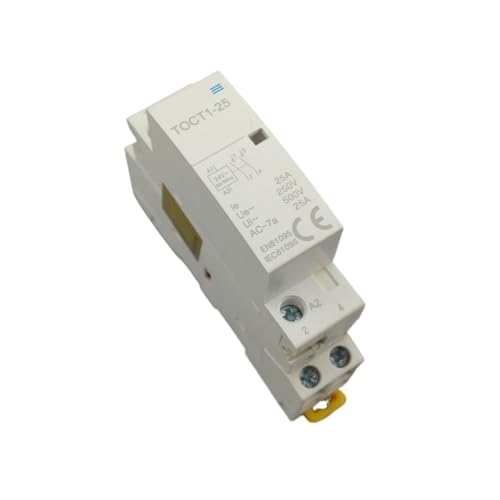 Contactor modular de CA TOCT1 evita sobrecalentamientos en automatización por riel DIN 2P 24V