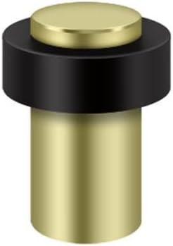 Deltana Round Universal Floor Bumper 3", Solid Brass (Brushed Brass)