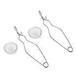 HOMSFOU 金属製耐熱精錬キット 点 熔解陶瓷坩堝ボウル 鋳造用るぼ ペンチ付き 操作可能 実験室 工房対応