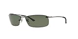 Ray-Ban RB3183 - GUNMETAL Frame POLAR GREEN Lenses 63mm Polarized
