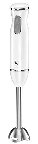 Stabmixer Weiß | Metall | 300 W | 2 Geschwindigkeitsstufen | Zubehör