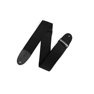 Levy’s M8P3-BLK Sangle de Guitare Polypropylene Colour Poly Ends 3″ – Black - Les Beatles, Paul McCartney, John Lennon, RIngo Starr, George Harrison