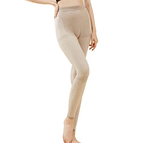 ZMNKH Women’s Thermal Underwear,Cold Weather Compression Leggings Cashmere Base Layer Pants Bottom Warm Winter Running Skiing Trousers