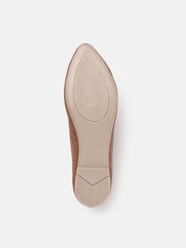 Image of Marc Loire Women's Slip-On Flat Ballerina Shoes for Casual Wear, Party and Formal Occasions