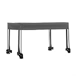 Awning Canopy for Folding Wagon, Water-Resistant 600D Oxford Sun Shade Cover, Fit Garden Trolley Cart Accessories for Camping, Picnic, Beach, Grey(Grey)