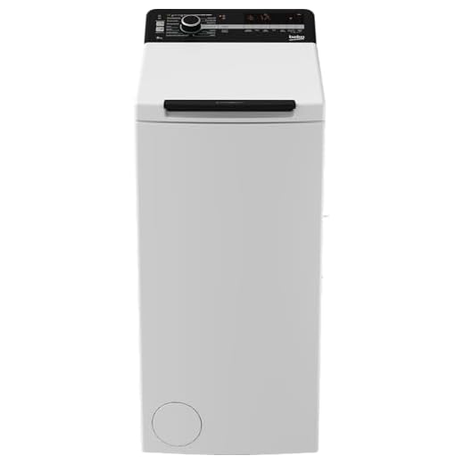 Beko BTL1WFP10622DE freistehende Waschmaschine, Waschvollautomat, 6 kg, Toplader, 1200 U/min, Hygiene+ allergikergeeignet, Express, Weiß