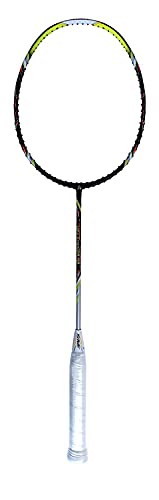 Image of Ashaway Vex Striker 100 Badminton Racket | Unstrung | 84g | Up to 28 LBS | Head Light (Black)