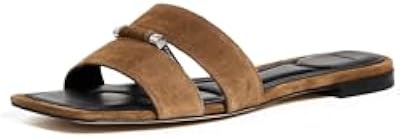 Vince Women's Piper Sandals, Elmwood, 11 Medium US
