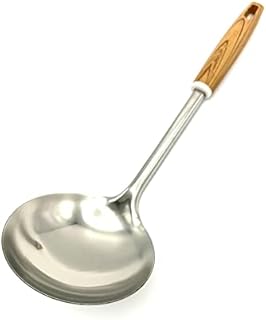 TIJAR® Ladle Spoon, Stainless Steel Spoon for Stirring, Mixing and Cooking, Long Handle Soup Ladle Spoon with Large Bowl Capacity