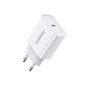 UGREEN USB C Lader PD 20W Oplader USB C Charger voor iPhone 13 13Pro 13 Mini iPhone 13 Pro Max 12 12 Pro 11 11 Pro XR, iPad Pro 2020 Galaxy S21 S20, Redmi, Note 9S 8 Pro enz. (Wit)