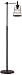 Averill Park Rustic Farmhouse Downbridge Floor Lamp Oiled Bronze Seedy Glass Shade LED Edison Bulb Dimmable for Reading - Franklin Iron Works