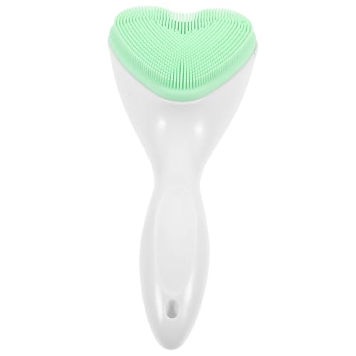 FRCOLOR Facial Cleansing Brush Manual Face Wash Brush Long Handle Portable Facial Exfoliator for Skincare