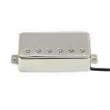 OriPure Alnico 5 uszczelniony Humbucker 52 mm 14-karatowy przetwornik mostkowy do wymiany gitary w stylu LP, posrebrzany