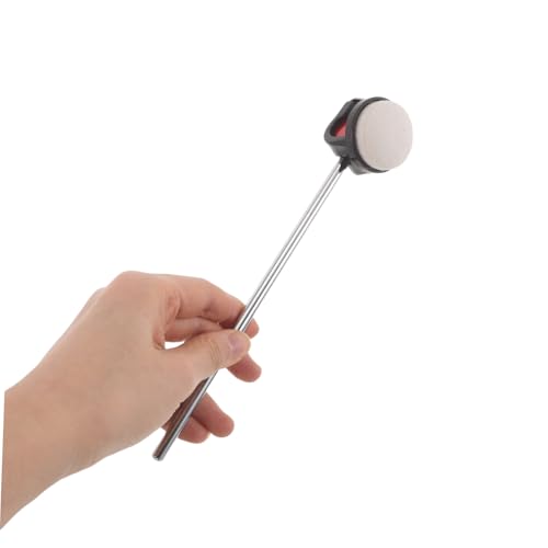 Cabezal de mazo para pedal de bombo con feltro rojo miniatura 4