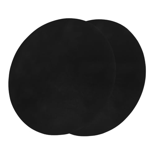 Garneck Circle Cooking Oil Pad 2pcs Round Barbecue Mat Nonstick BBQ Grill Mats Barbecue Supplies for Vegetables Bacon Fish Kebabs