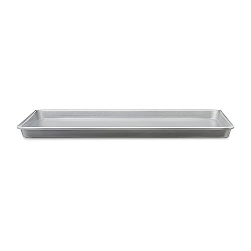 Image of Amazon Basics Ceramic Nonstick Baking Sheet & Cooling Rack Set, Dishwasher Safe, Oven Safe, Half Sheet Size, Gray, 1-Pack