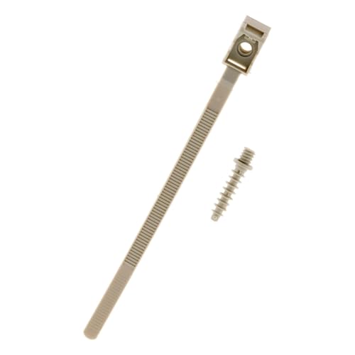 Zenitech - Lot de 20 colliers embases + chevilles Ø16/32mm
