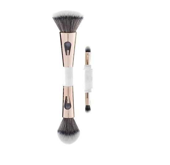 4 in 1 TravelBrush with Foundation Brush,Powder Brush,Eyeshadow Blending Brush & Flat Brush | Soft Bristles Makeup Brushes Set for Women-picture-42