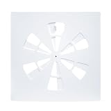 BigHead 24" x 24" Adjustable Ceiling Vent Cover - Air Conditioning Vent Deflector for 24"x24" Flat Office Ceiling Vents and HVAC or Heat Air Deflector for Office Home & Commercial Spaces (1 Pack)
