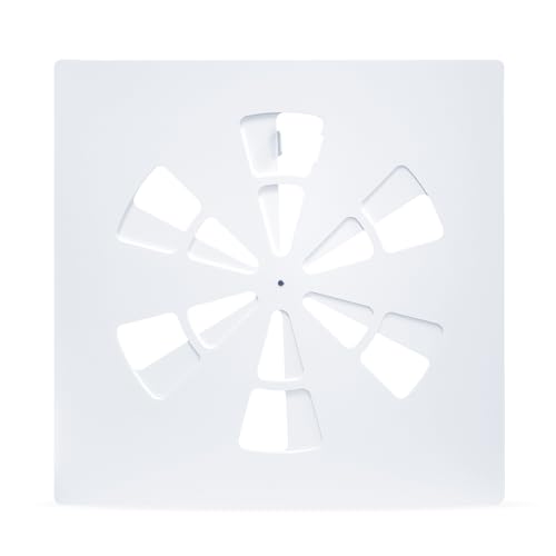 24" x 24" Adjustable Ceiling Vent Cover Air Conditioning Vent Deflector Fits 24"x24" Flat Office Ceiling Vents and HVAC or Heat Air Deflector for Office Home & Commercial -Non-Magnetic (1PC)