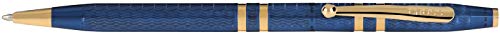 Stylo bille Cross classique 175th Anniversary bleu laqué rechargeable mince - 4