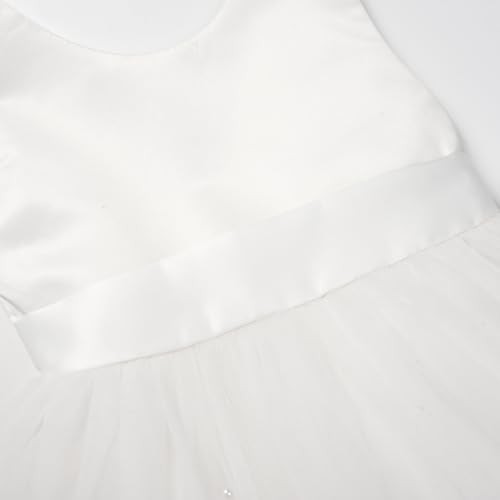 JerrisApparel Flower Girls Dress Wedding Satin Dresses Princess Birthday Party Prom Ball Gown4