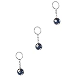 Garneck 3 Stück Kreativer Schlüsselanhänger Fitness Handball mit Diagrammen Leichter und Stabiler Schlüsselring Dekorativ für Taschen und Schlüssel für an Geburtstagen Valentinstag