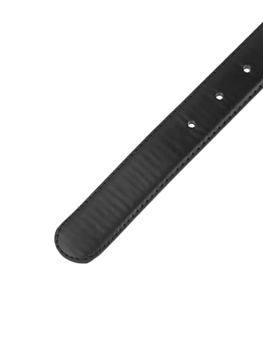 Women Gold Buckle Vintage Belts, 1.1" Width Classic Faux Leather Waistband for Jeans Pants Dresses3