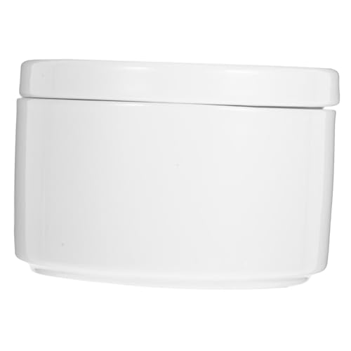Homoyoyo Caja De Porcelana Blanca Para Joyería Caja Para Anillos Con Tapa Cajas De Almacenamiento Soporte Para Collares Bandeja Para Joyas Cajas Pequeñas Apiladoras Soporte Para
