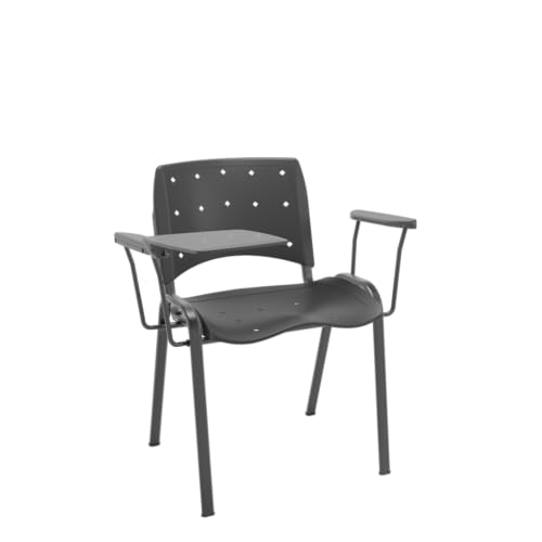 Plaxmetal, Cadeira Escolar Universitária Ergoplax Fixa Secretária com Prancheta Escamoteável Antipân